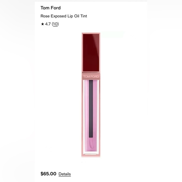 Rose Exposed Lip Oil Tint COLOR: Sheer Cool Pink $65 Retail - Picture 2 of 7